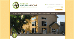 Desktop Screenshot of naturalmedicine.mb.ca